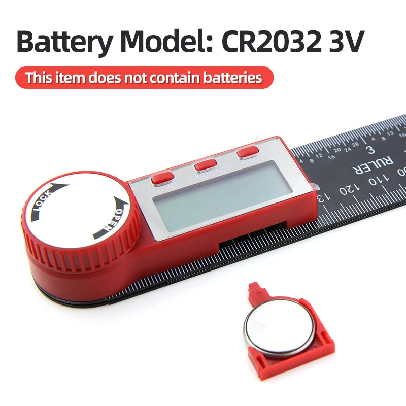 Digital Goniometer Protractor – 360° Electronic Angle Measurement Tool for Woodworking