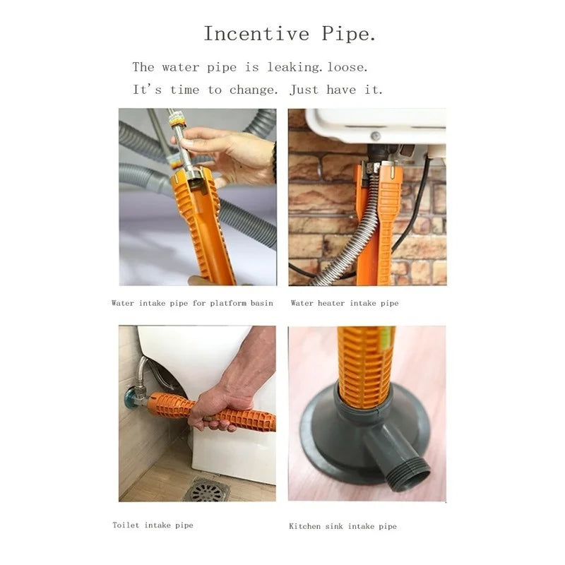 Multi-Functional Sanitary Wrench – Faucet & Pipe Installation Tool for Sink and Bathroom Fixtures