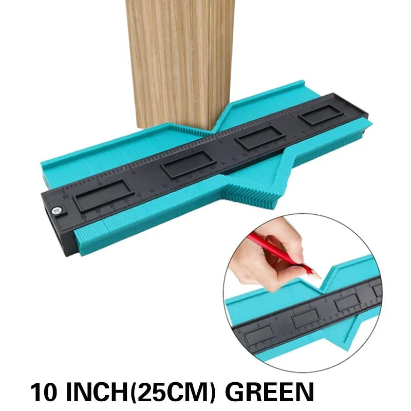 Profile Contour Gauge – Line Copier Ruler & Cutting Template for Woodworking, Construction & Tiling