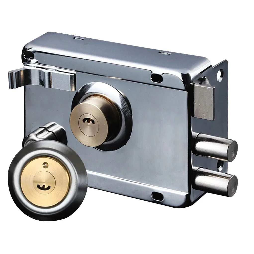 Smooth Lock Antique Front Door Padlock – Heavy-Duty Universal Gear Lock with Key
