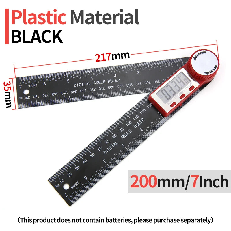 Digital Goniometer Protractor – 360° Electronic Angle Measurement Tool for Woodworking