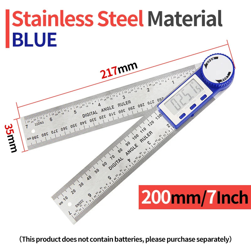 Digital Goniometer Protractor – 360° Electronic Angle Measurement Tool for Woodworking