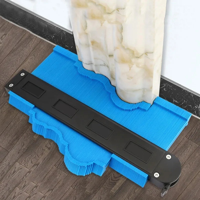 Profile Contour Gauge – Line Copier Ruler & Cutting Template for Woodworking, Construction & Tiling