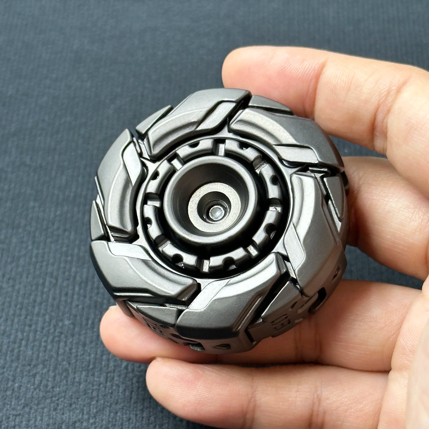 EDC Magnetic Fidget Slider & Spinning Top – Stress Relief Toy for Adults