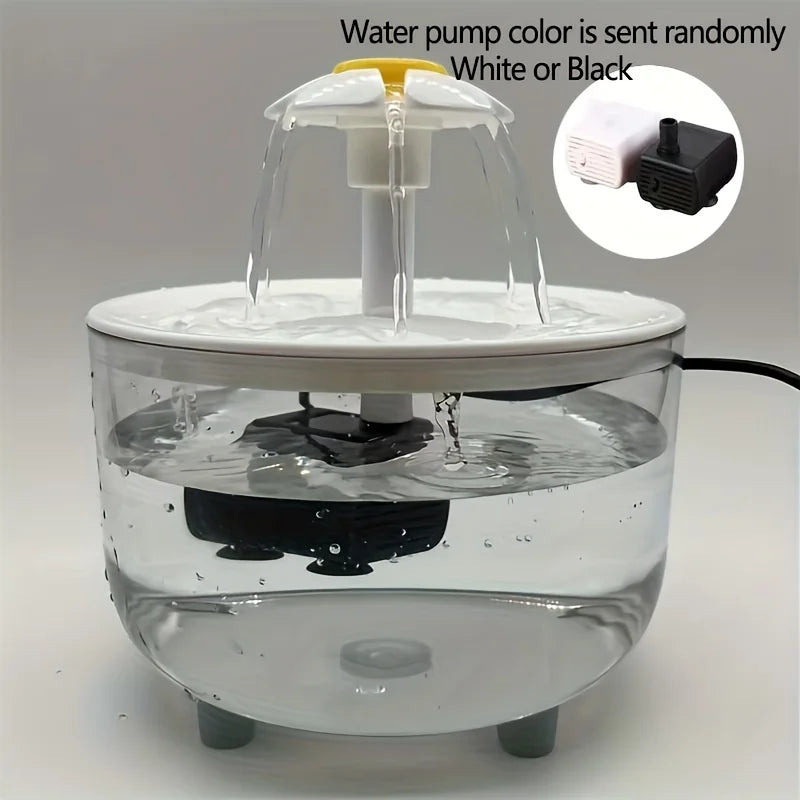 1L USB Electric Pet Water Fountain – Automatic Cat Drinking Bowl with Filter, Silent Dispenser for Cats & Small Pets