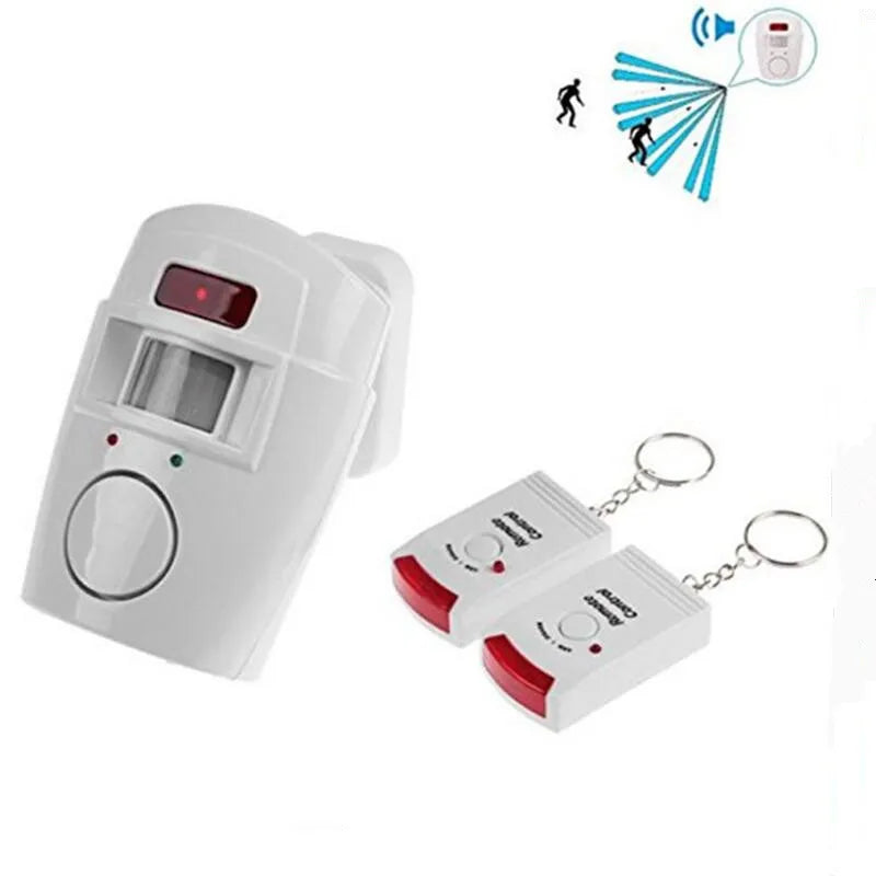Wireless Motion Sensor Alarm – Indoor/Outdoor Security Detector with Remote Control for Home & Garage