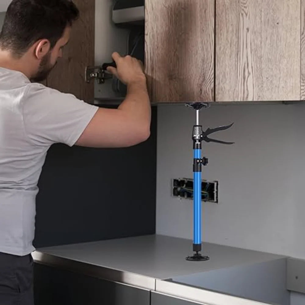 Adjustable Telescopic Steel Support Rod – Cabinet Board Lifting & Work Bracket