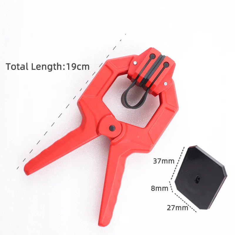 Belt Spring Clamp – Quick Fixing C Clamp for Woodworking, Aviation Models & Photo Frames