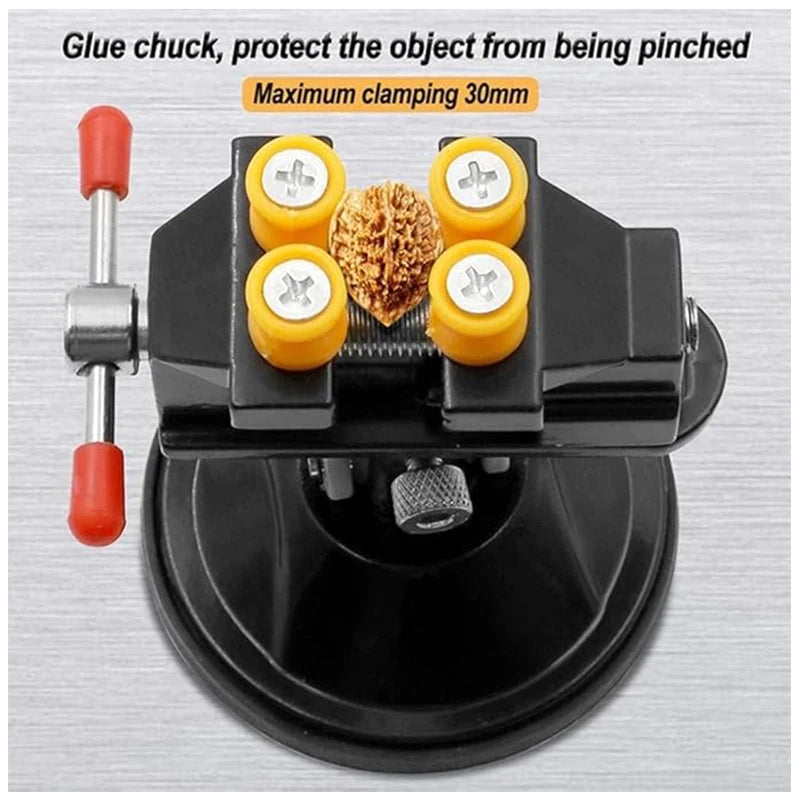 Rotatable Jewelry Vise Stand – Mini Table Bench Clamp for Engraving & Drill Press