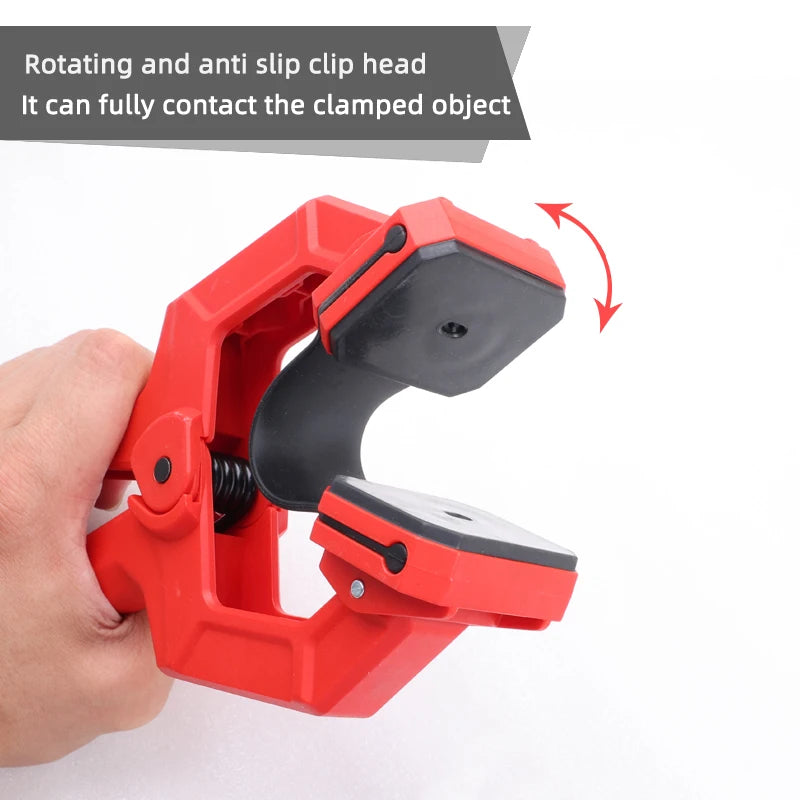 Belt Spring Clamp – Quick Fixing C Clamp for Woodworking, Aviation Models & Photo Frames
