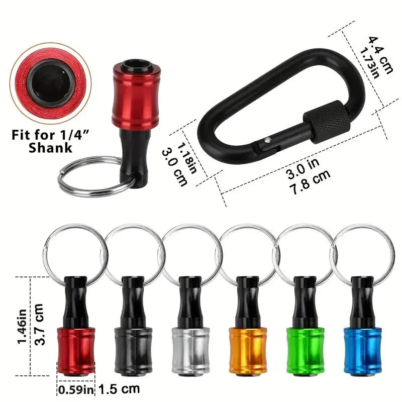 12PCS Upgraded 1/4-Inch Hex Shank Screwdriver Bit Holders