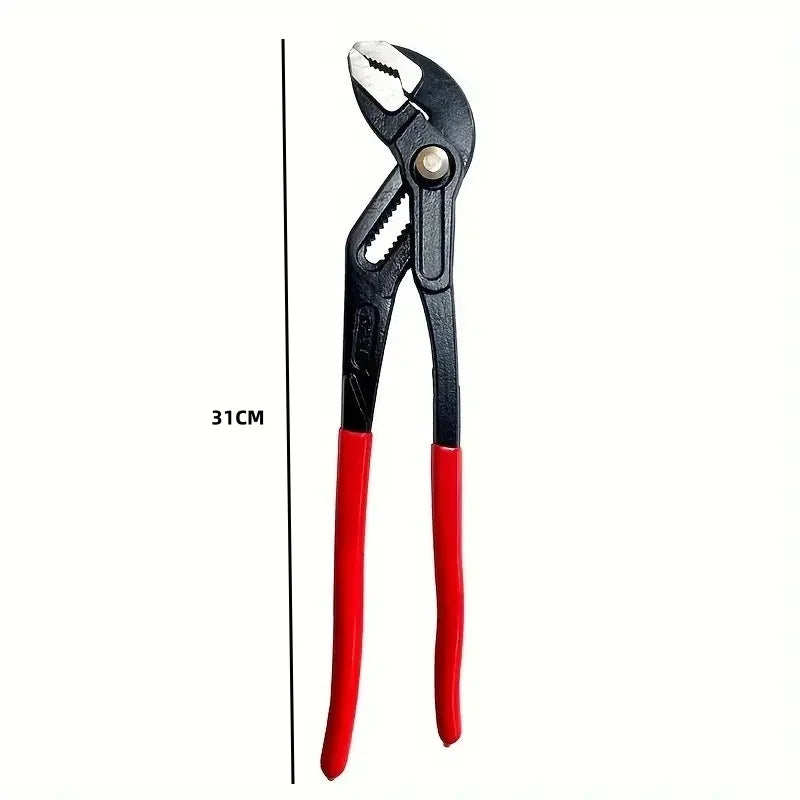 7/10/12 Inch Adjustable Water Pump Pliers – Quick-Release Plumbing Pliers, Pipe Wrench Clamp Tool for Household & DIY Use