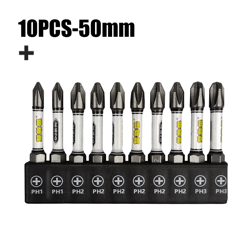 1/4 Screwdriver Bit Set Impact Drill Batch Head Torx Hexagonal Cross Head Magnetic Tamper Proof Screwdriver Bits