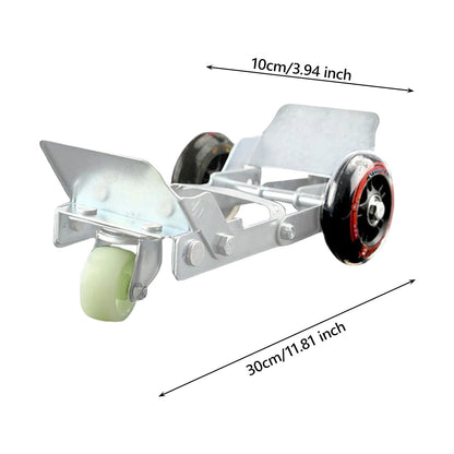 Flat Tire Booster Trolley – Folding Tire Roller for Motorcycle, Electric Bike & Trailer Moving