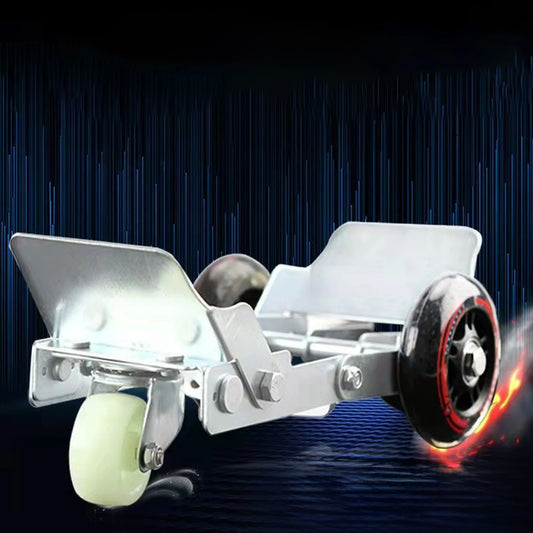 Flat Tire Booster Trolley – Folding Tire Roller for Motorcycle, Electric Bike & Trailer Moving