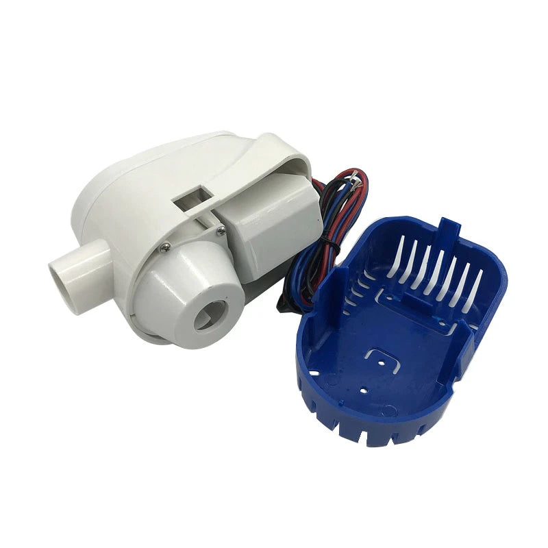 6500GPH/750GPH/1100GPH Automatic Submersible Bilge Pump – 12V/24V Electric Marine Water Pump