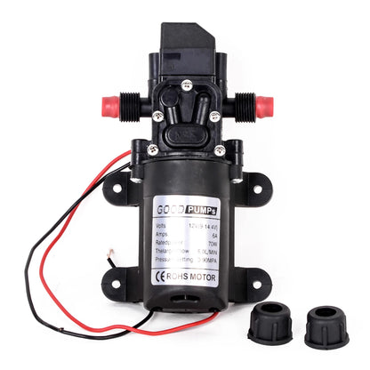 1pcs Automatic Flow Switch 6L/Min DC12V 70W 130PSI AUTO Diaphragm Water Pump Small Safe High Pressure Self Priming Pumps