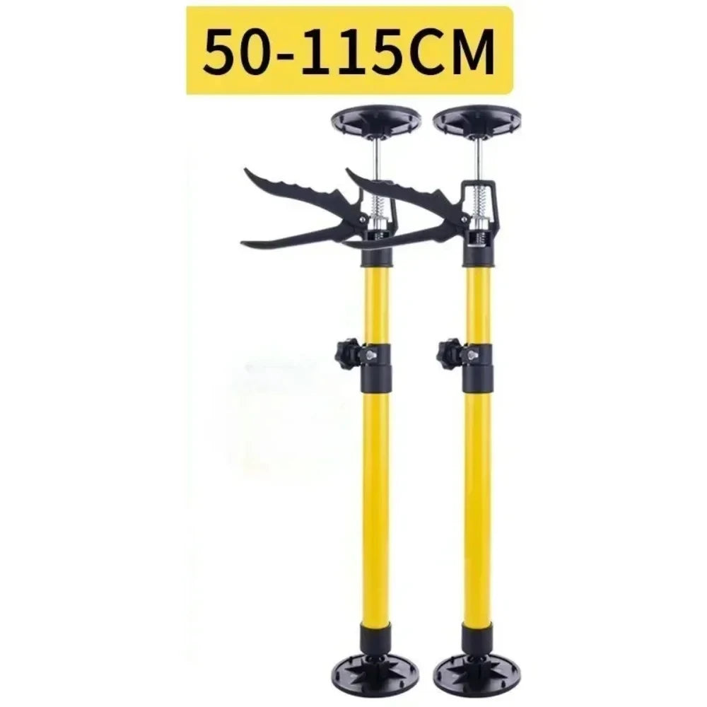 2Pcs Telescopic Steel Support Rods – Labor-Saving Cabinet Jack & Drywall Lifting Tool