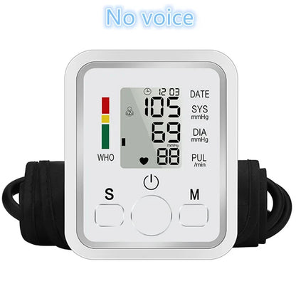 Automatic Arm Blood Pressure Monitor – Digital Tonometer, Portable Medical BP & Heart Rate Monitor Equipment          Ask ChatGPT