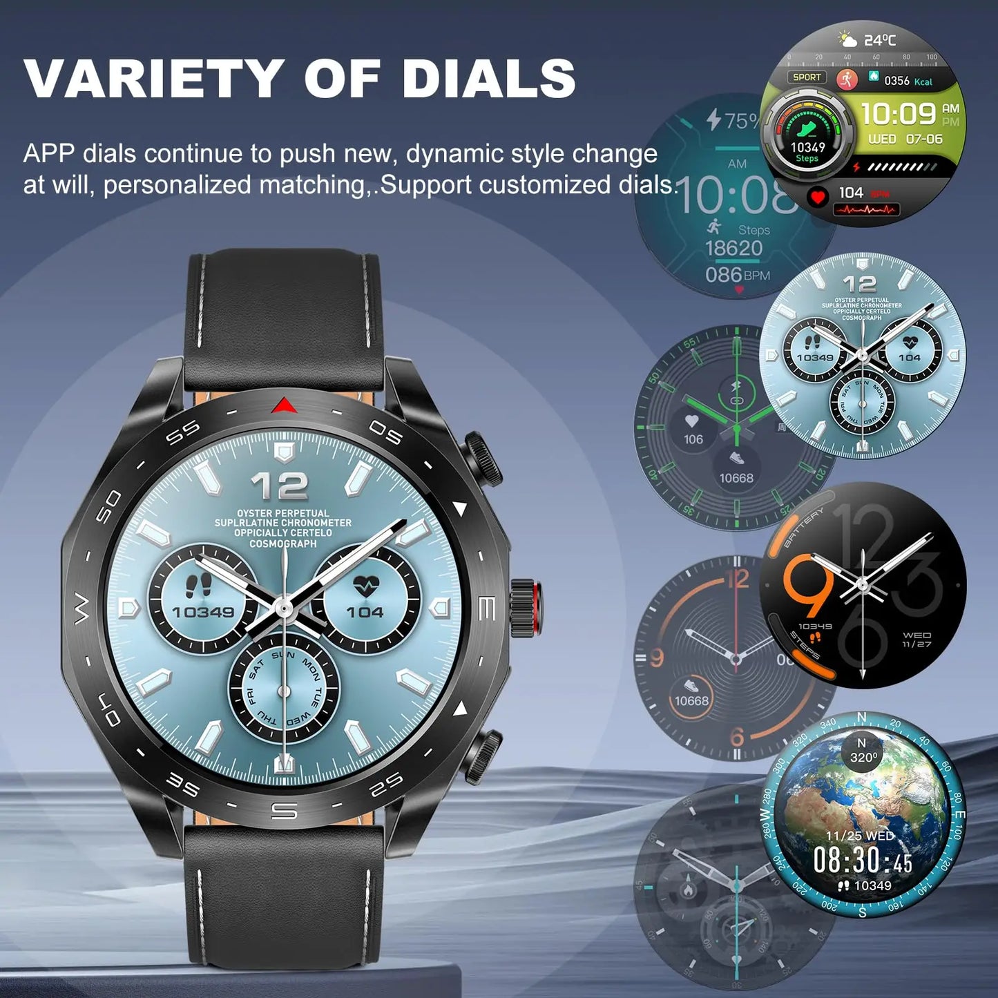 2-in-1 Smart Watch with TWS Bluetooth Earphones – HiFi 9D Sound, Bluetooth Calling, Sports Fitness Tracker for Men & Women