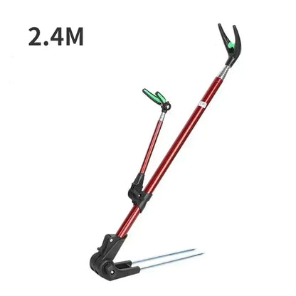 Thickened Telescopic Fishing Rod Holder – Dual Purpose Stainless Steel Bracket