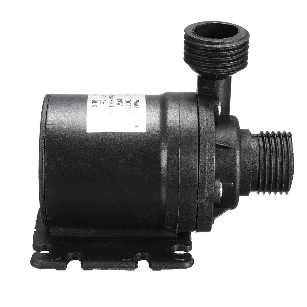 Ultra Quiet DC 12V/24V Brushless Submersible Water Pump for Aquarium, Pond, Fountain, Fish Tank