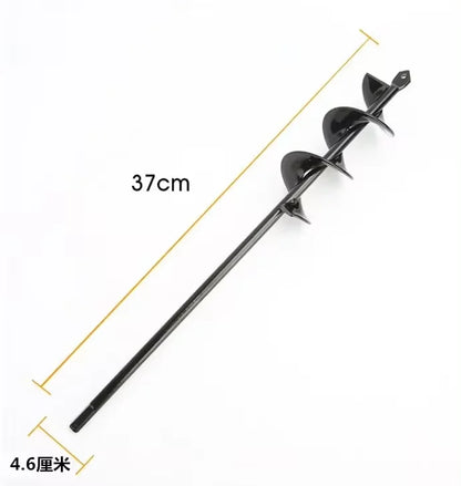 Heavy Duty Garden Auger Drill Bit – Spiral Bit for Planting, Bulbs & Post Hole Digging