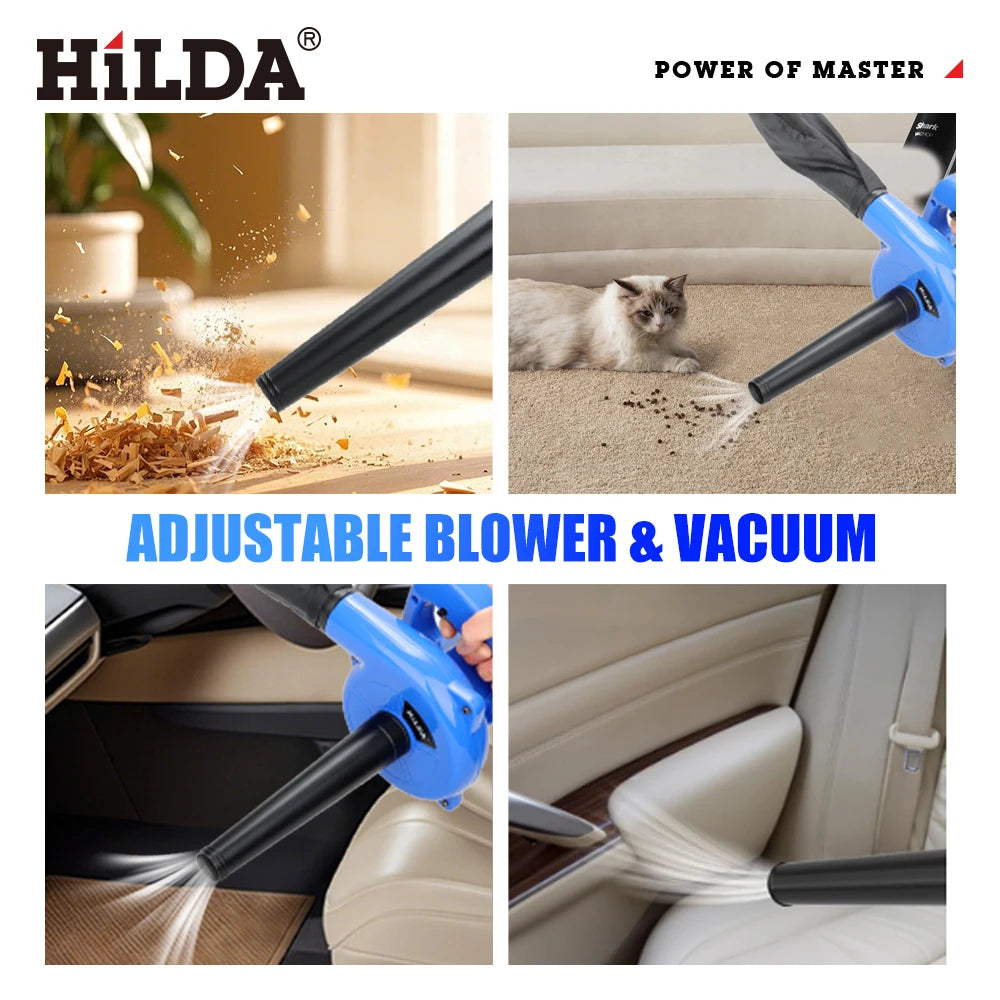 HILDA Air Blower Dust Blower 1000W Computer Cleaner Electric Air Blower 청소기 Dust Blowing Dust Computer Dust Collector Blower