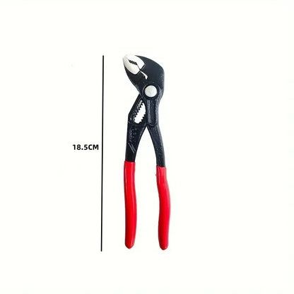7/10/12 Inch Adjustable Water Pump Pliers – Quick-Release Plumbing Pliers, Pipe Wrench Clamp Tool for Household & DIY Use