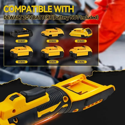 Cordless Ratchet Wrench Upgraded Extended Head Removal Screw Nut 220N.m 3/8" Electric Driver Power Tools for Dewalt 20V Battery