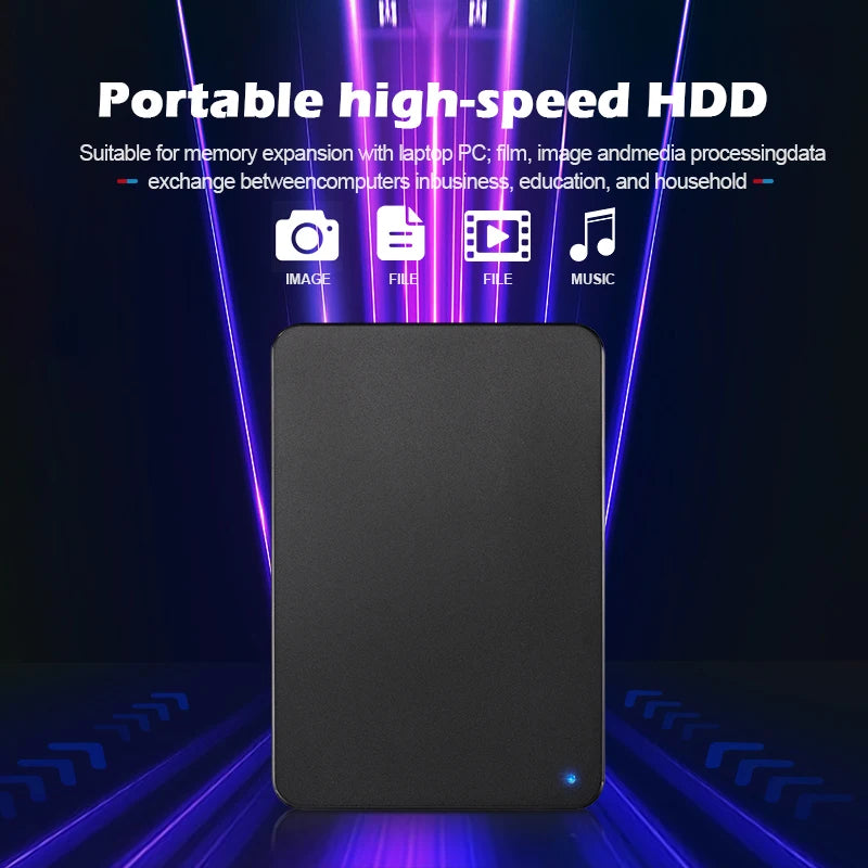 1TB HD External Hard Drive 250GB 320GB 500GB 640GB 720GB Portable Hard Drive USB3.0 High Speed HDD for Laptop PC MacBook PS4 PS5