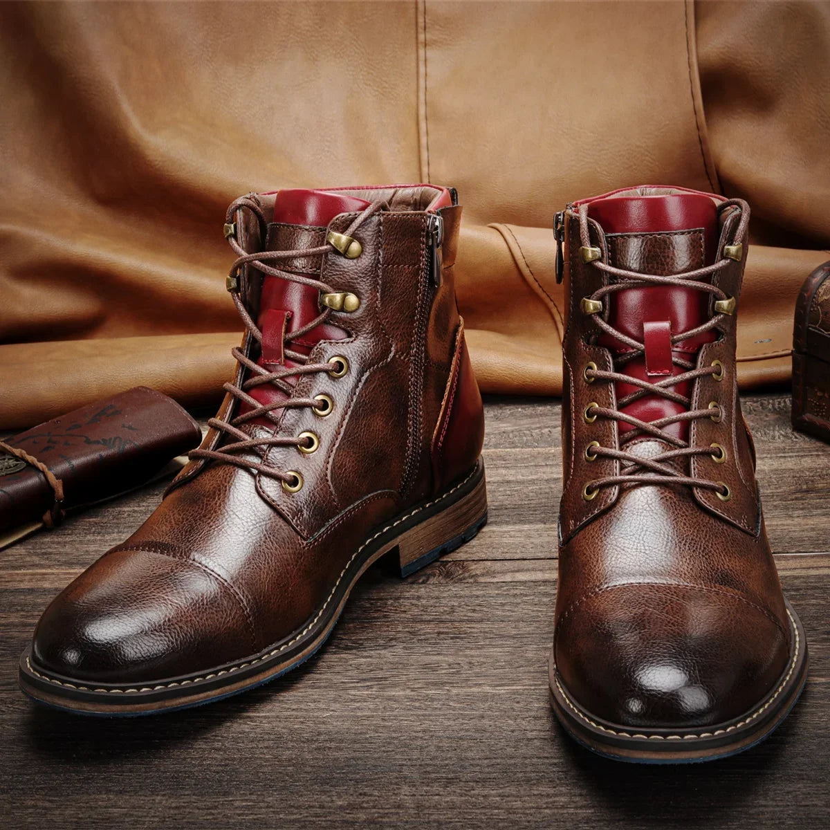 2024 Men's Fashion Boots – Comfortable Leather Footwear