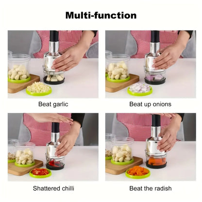 Manual Garlic Masher - Multifunctional Garlic Press For Kitchen, Make Delicious Garlic Dishes