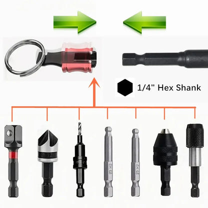 12PCS Upgraded 1/4-Inch Hex Shank Screwdriver Bit Holders