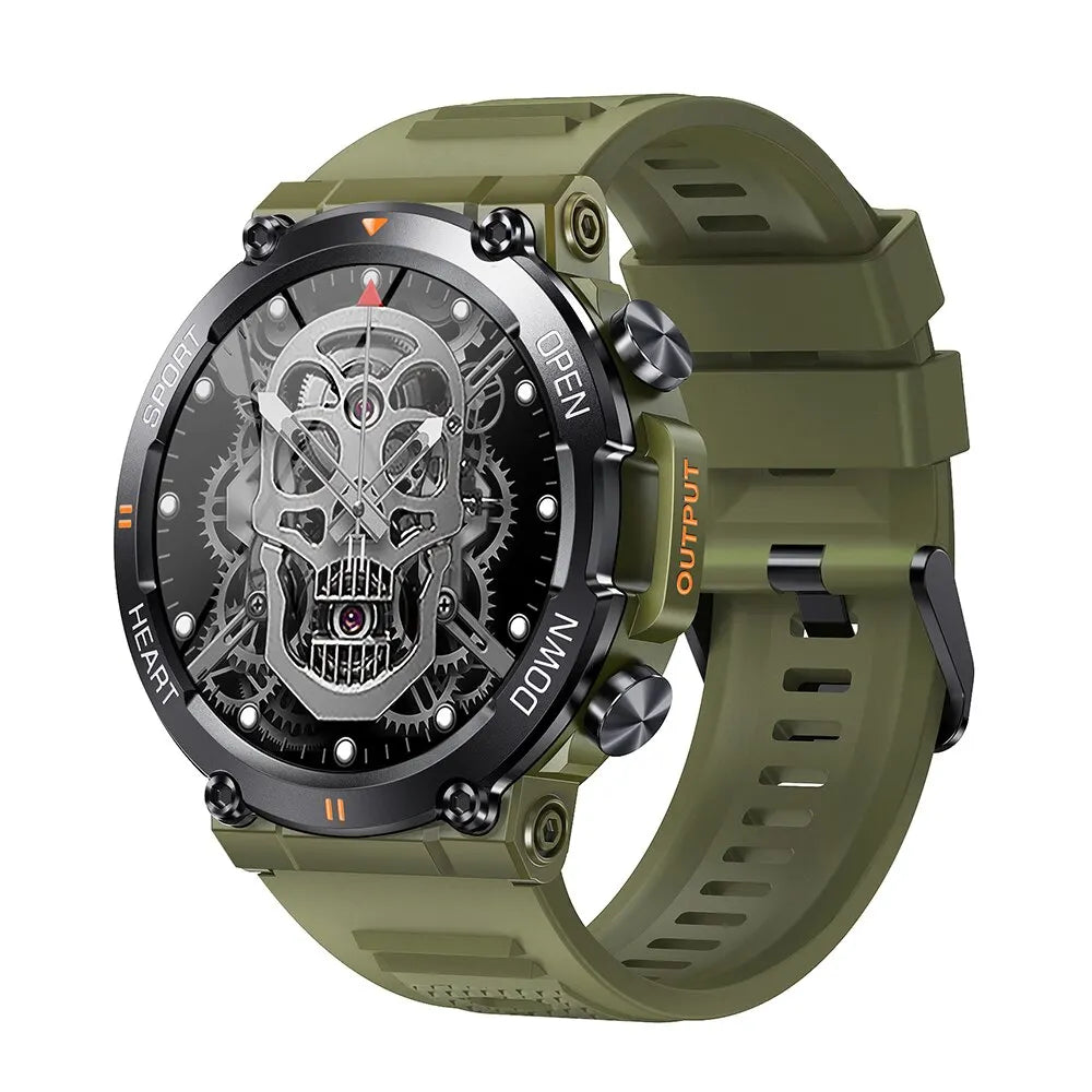 MD56 Smart Watch for Men – 1.39" HD Display, Bluetooth Calling, Fitness Tracker with Heart Rate Monitor, 400mAh, Android & iOS Compatible