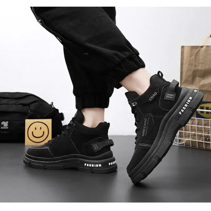 Mens Boots High Top Shoes Casual Winter Platform Designer Luxury Ankle Sport ChelseaCowboy Work Safety Sneakers 안전화