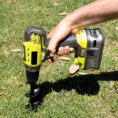 Heavy Duty Garden Auger Drill Bit – Spiral Bit for Planting, Bulbs & Post Hole Digging