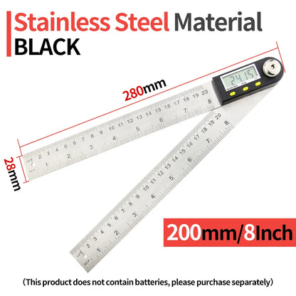 Digital Goniometer Protractor – 360° Electronic Angle Measurement Tool for Woodworking