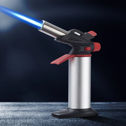 Powerful Windproof Blue Flame Jet Torch Gas Lighter Outdoor Cigar Barbecue Cooking Kitchen Butane Refillable Metal Welding Gun