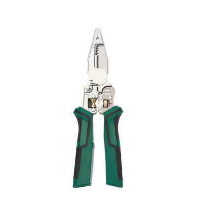 9-In-1 Stripping Pliers with Voltage Tester Versatile Wire Stripping Pliers With Electricity Measurement Cutting Crimping Pliers