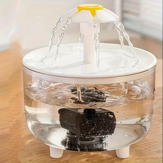 1L USB Electric Pet Water Fountain – Automatic Cat Drinking Bowl with Filter, Silent Dispenser for Cats & Small Pets