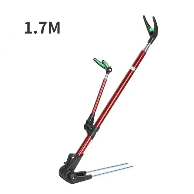 Thickened Telescopic Fishing Rod Holder – Dual Purpose Stainless Steel Bracket