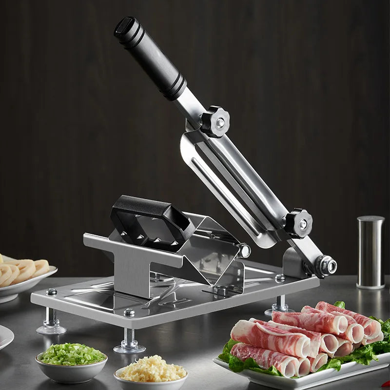 GIANXI Pork Belly Vegetable Slicer Frozen Meat Processor Cutting Machine Mutton Rolls Cutter Fruit Easy Slicer Kitchen Accessory