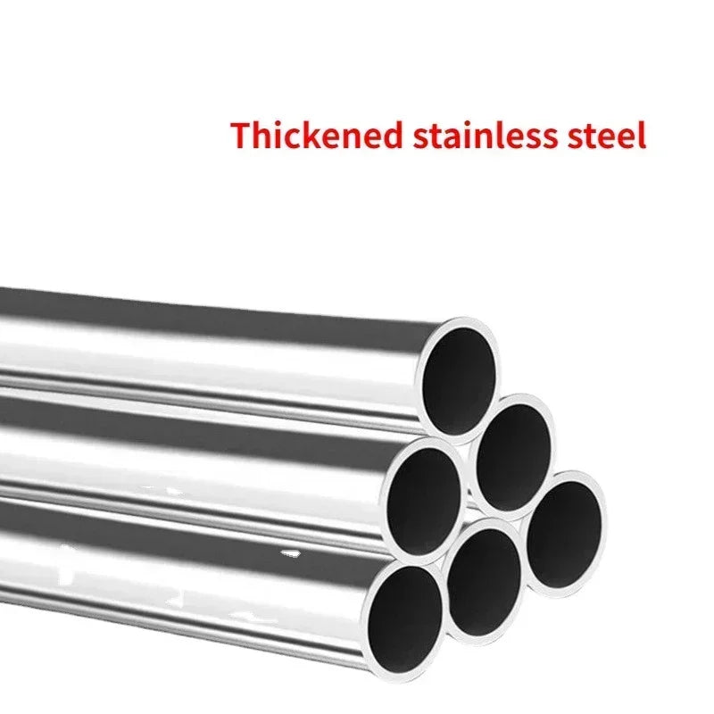 Thickened Telescopic Fishing Rod Holder – Dual Purpose Stainless Steel Bracket