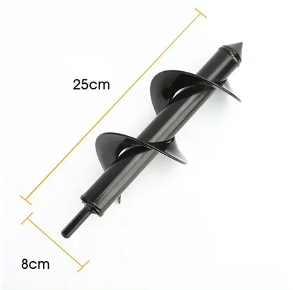 Heavy Duty Garden Auger Drill Bit – Spiral Bit for Planting, Bulbs & Post Hole Digging