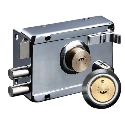 Smooth Lock Antique Front Door Padlock – Heavy-Duty Universal Gear Lock with Key