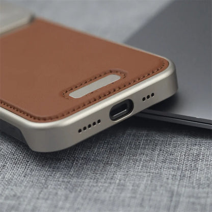 Luxury Leather Borderless Phone Case for iPhone 13/14/15/16 Pro Max