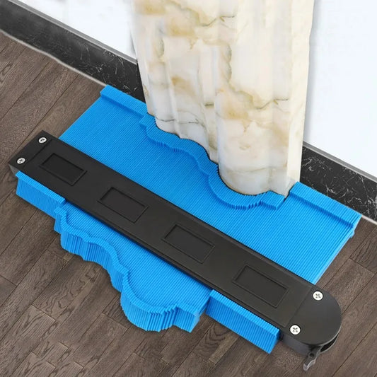 Profile Contour Gauge – Line Copier Ruler & Cutting Template for Woodworking, Construction & Tiling