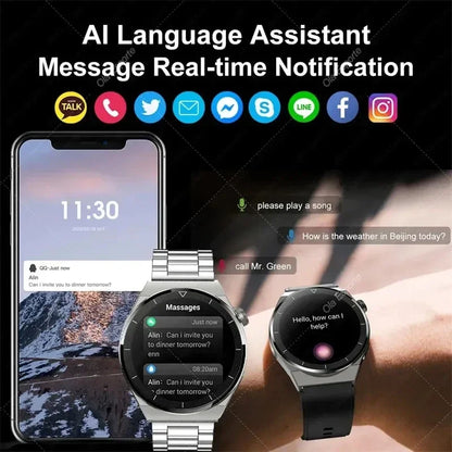 New Smart Watch Men Women AMOLED 420*420 HD Screen Heart Rate Bluetooth Calls Waterproof SmartWatch For Android IOS smarthwhatch