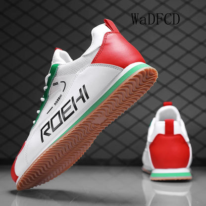 Sneaker Casual Men Designer Retro Running Shoes Fashion Casual Leather Mesh Breathable Flat Board Shoes Trend Cool Driving Shoes